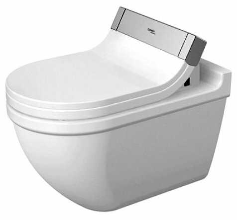 Чаша унитаза подвесная DURAVIT Starck 3 222659 с горизонтальным выпуском