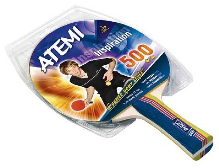 Ракетки для настольного тенниса ATEMI 500 CV фотография 2