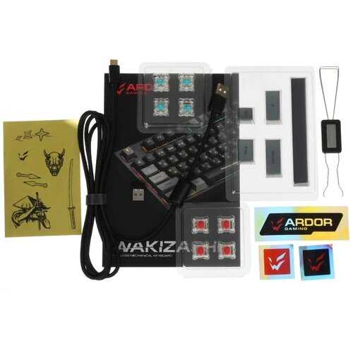 Клавиатура ARDOR GAMING Wakizashi XDA [AG-ZD-87GT-XDA-HS-B] фотография 1