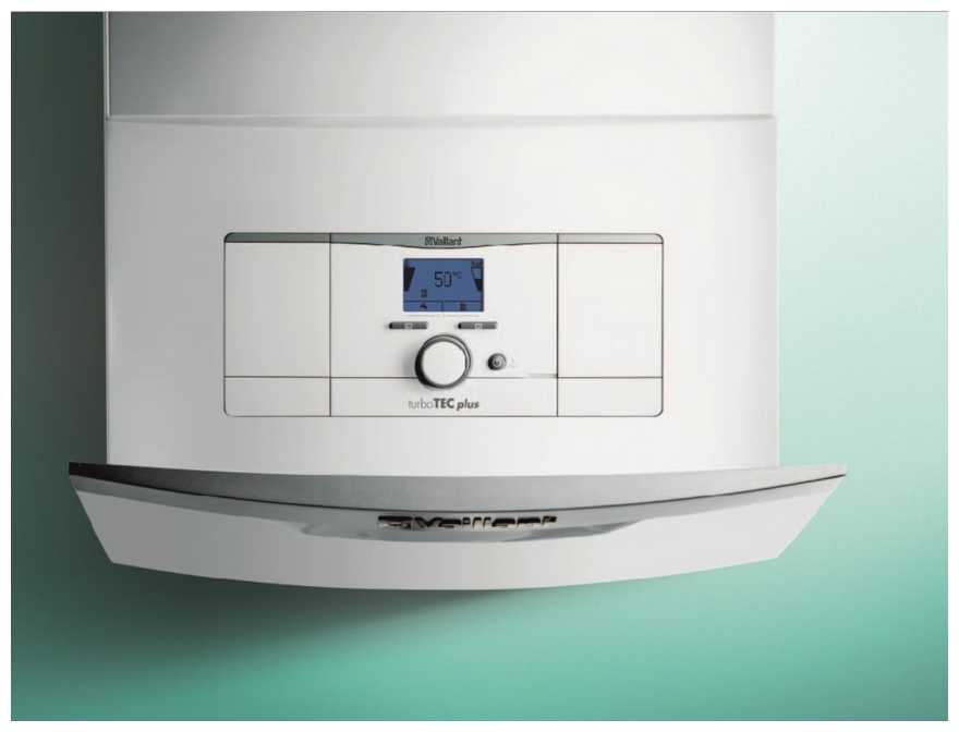 Конвекционный газовый котел Vaillant turboTEC plus VUW INT 282/5-5, двухконтурный фотография 6