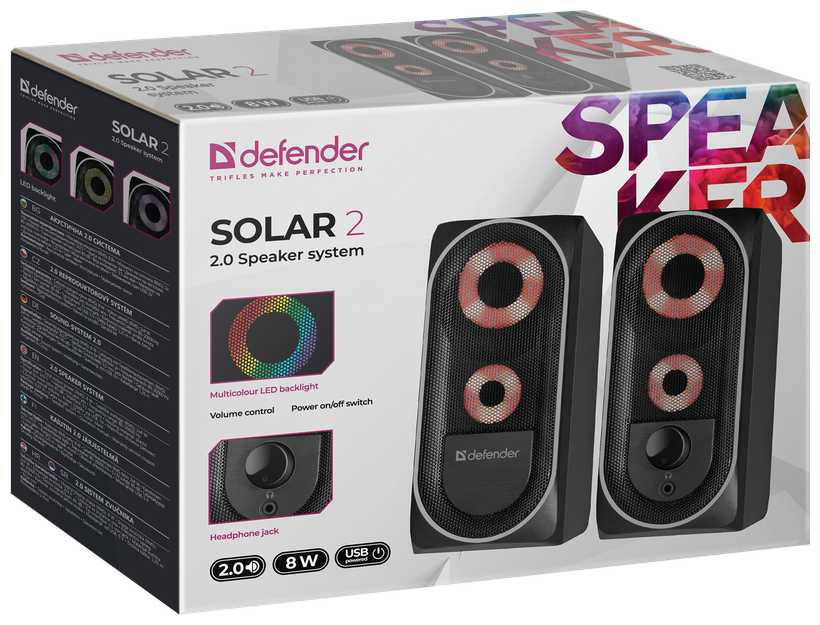 Акустическая 2.0 система Defender SPK 270 фотография 8