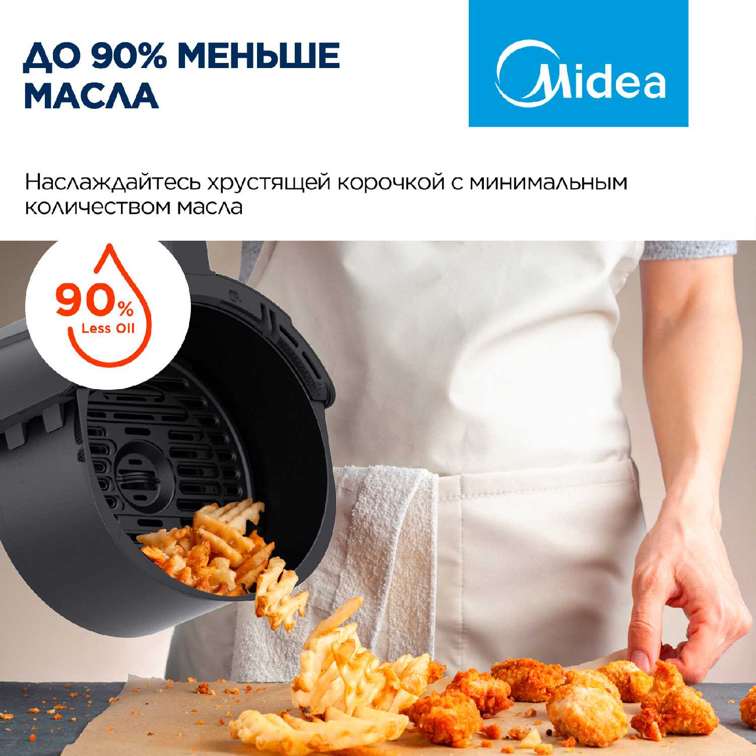 Аэрогриль Midea MAF-1075W фотография 3