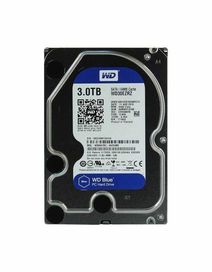 Жесткий диск Western Digital WD Blue (WD30EZAZ) фотография 25