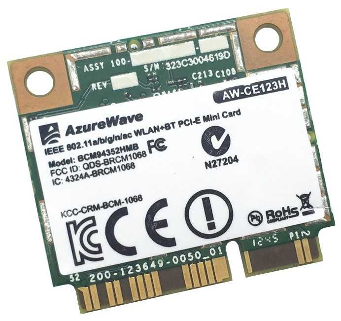 Bluetooth+Wi-Fi адаптер AzureWave AW-CE123H