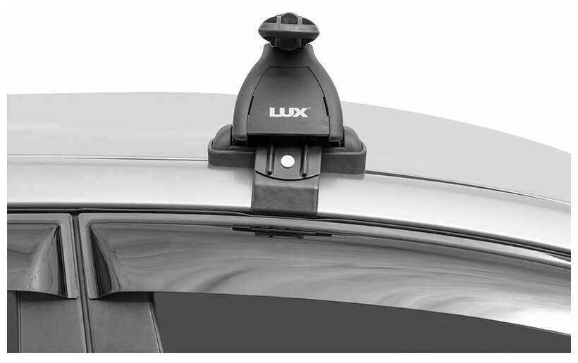 Багажник на крышу LUX дуги аэро-классик (53мм) 1,2м на Киа Венга 2009-2019, арт:21375-12 фотография 4