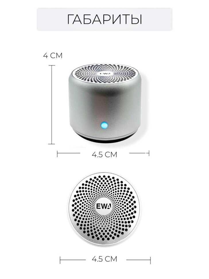 Портативная Bluetooth колонка EWA A106 Pro фотография 8