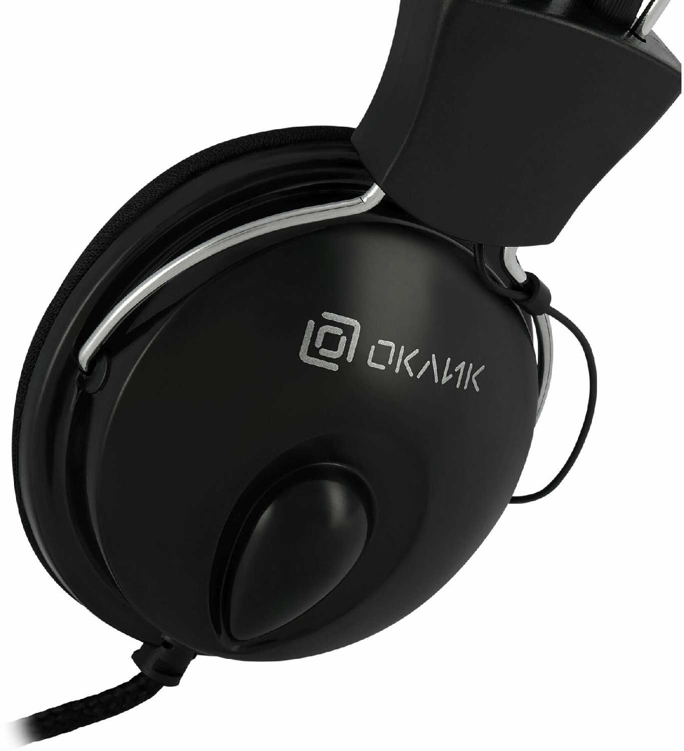 Наушники с микрофоном Оклик HS-M200 (1532011) фотография 11