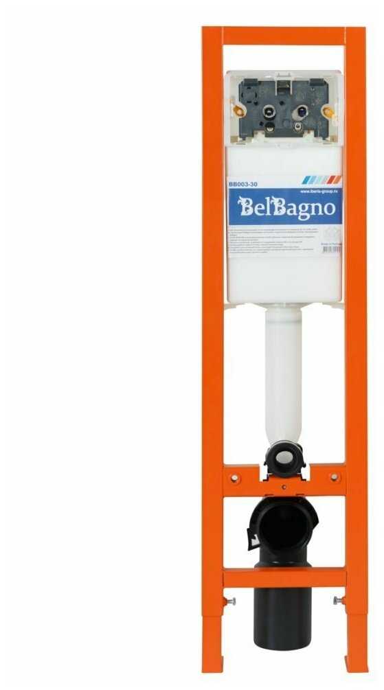 Инсталляция BelBagno 30 BB003-30 для подвесного унитаза, 1150х300х187 мм