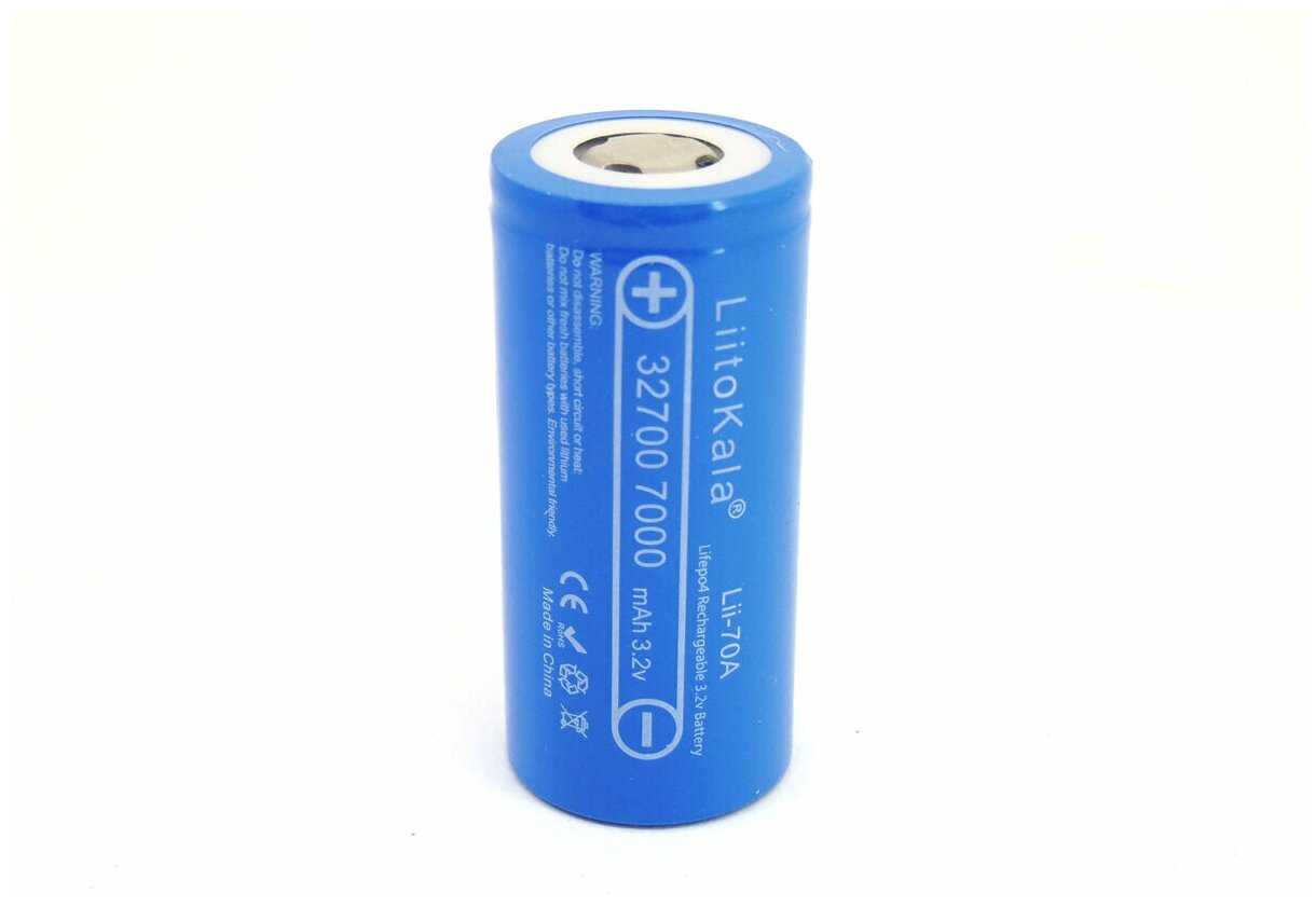 Аккумулятор LiitoKala 32700 LiFePO4 3.2В 7000mAh (Lii-70A) фотография 1