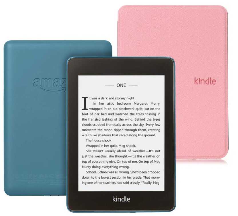 Электронная книга Amazon Kindle Paperwhite 2018 8Gb Twilight Blue + Чехол UltraSlim