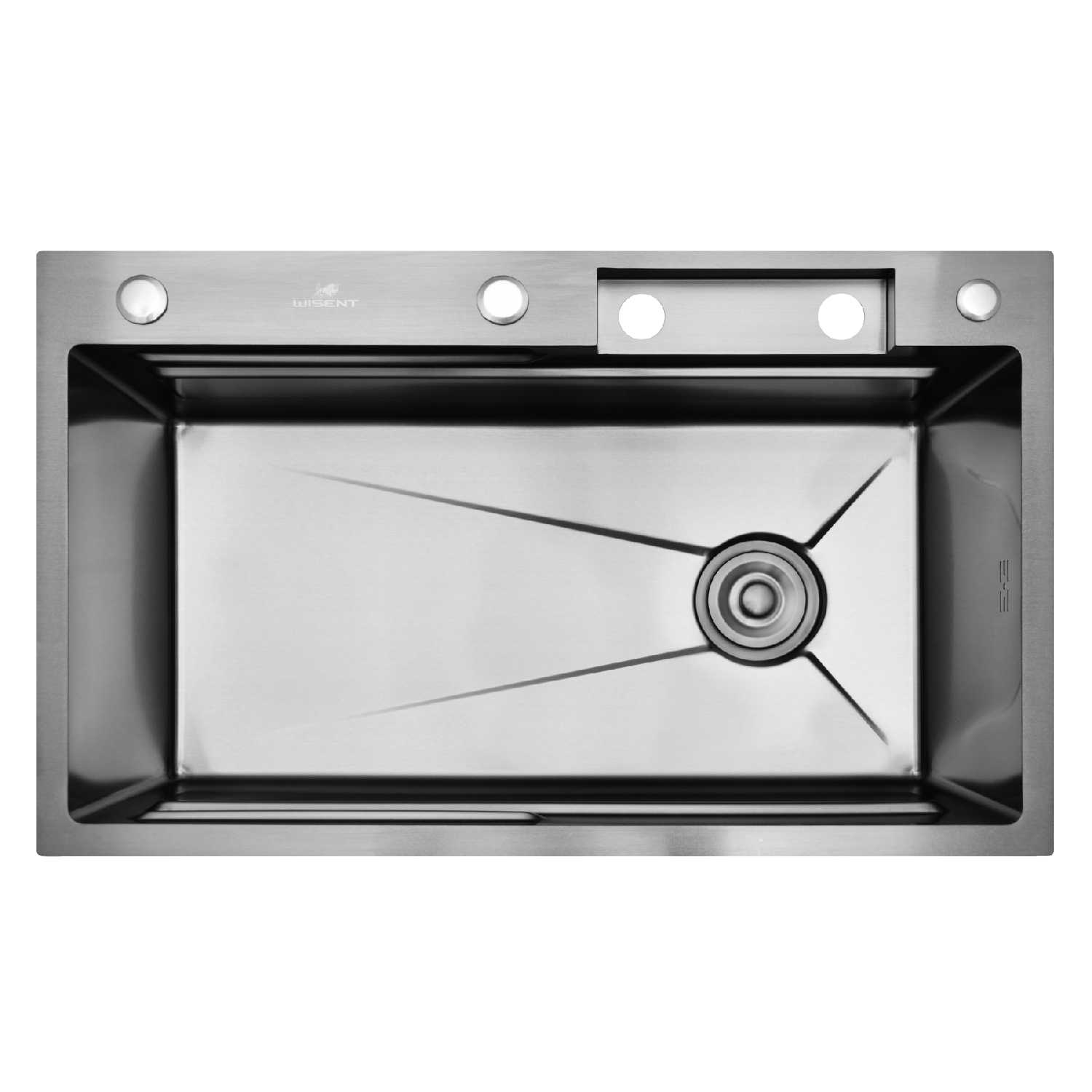 Многофункциональная мойка для кухни WISENT WG37545-S (75x45) фотография 9