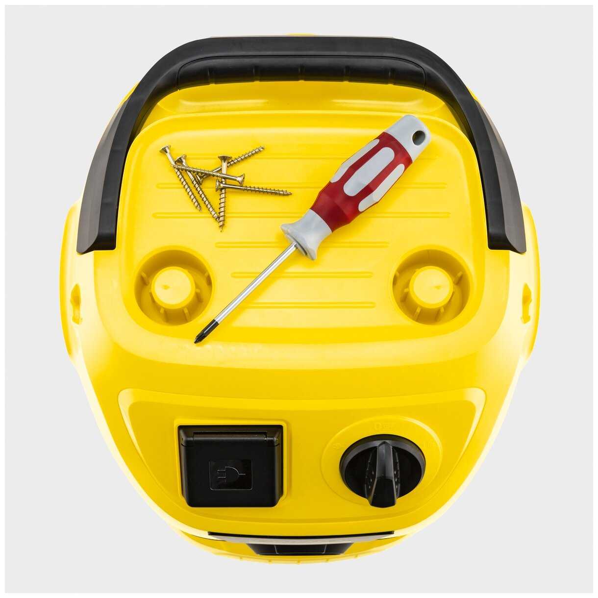 Профессиональный пылесос KARCHER WD 3 P S V-17/4/20, 1000 Вт фотография 2
