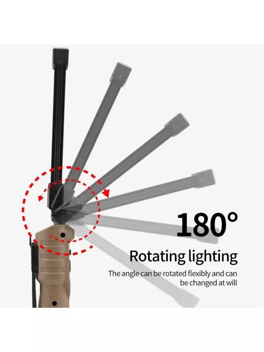 Многофункциональный фонарик COB LED фотография 2