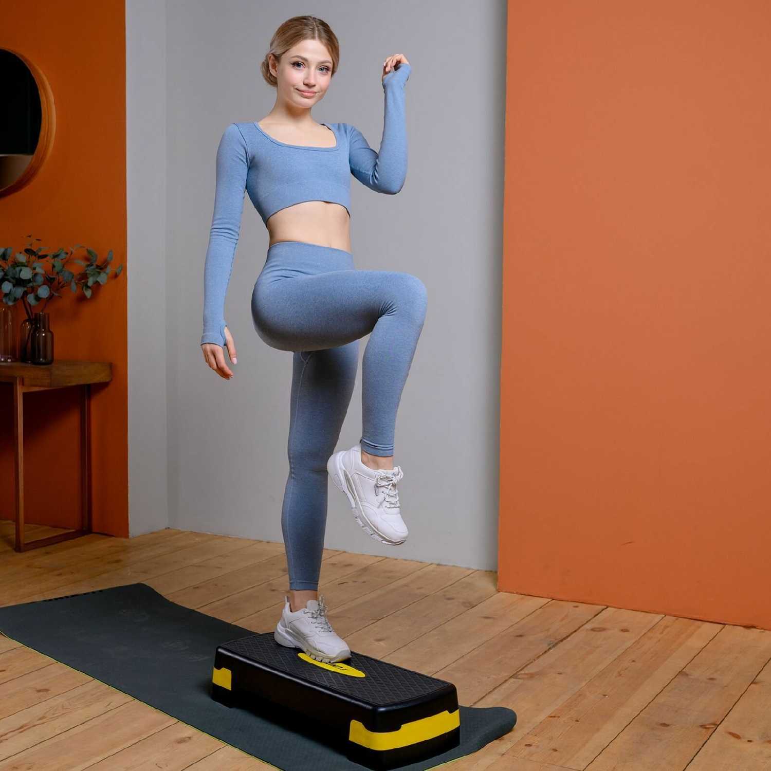 Степ-платформа UNIX Fit (3 уровня, 80 см) фотография 34