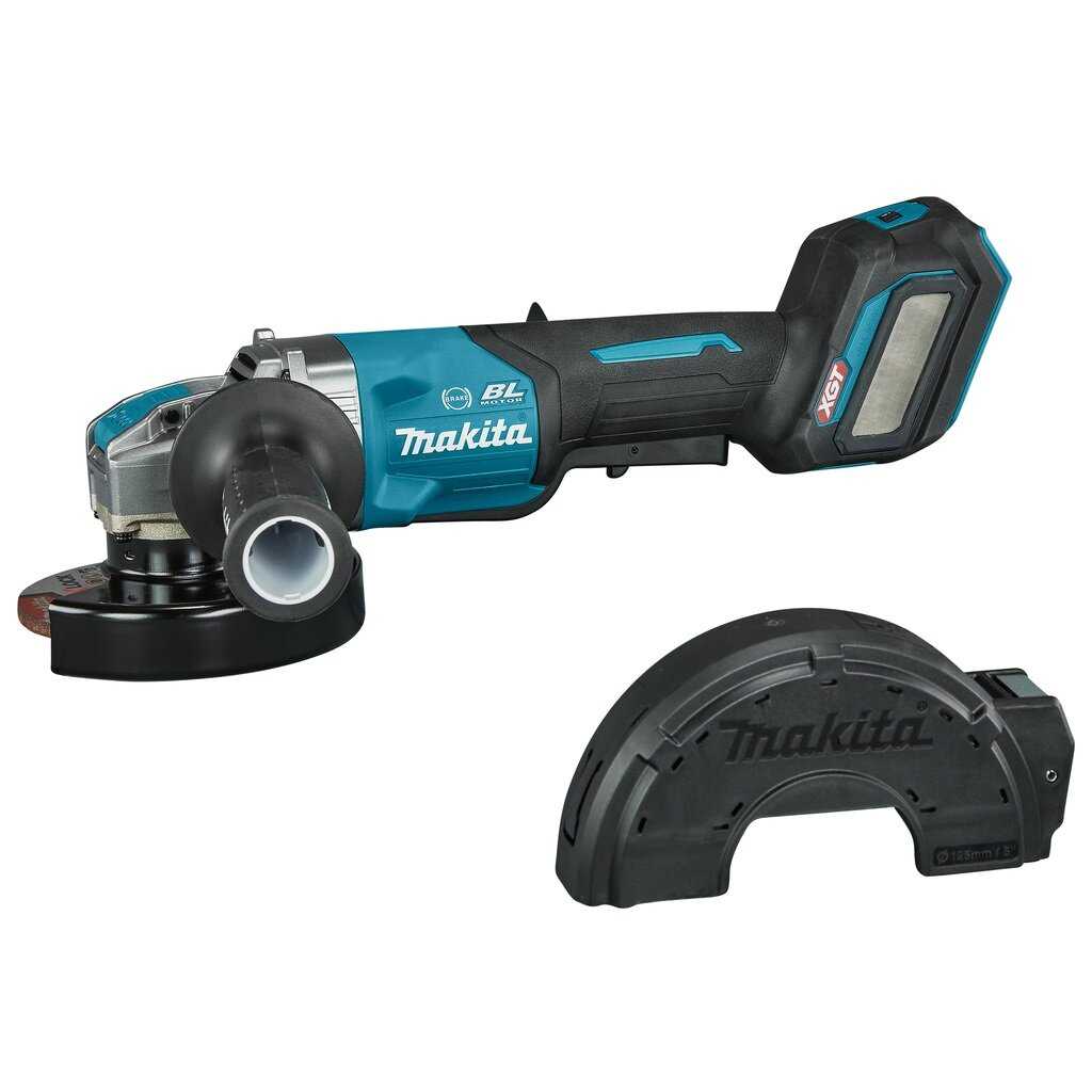 Шлифмашина угловая Makita Шлифмашина угловая аккумуляторная 40В XGT 125мм (GA044GZ01) фотография 5