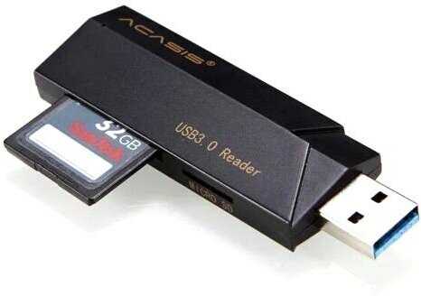 Картридер Acasis Universal Multinational High-speed USB3.0 Multi-Card Reader (IS001) фотография 5
