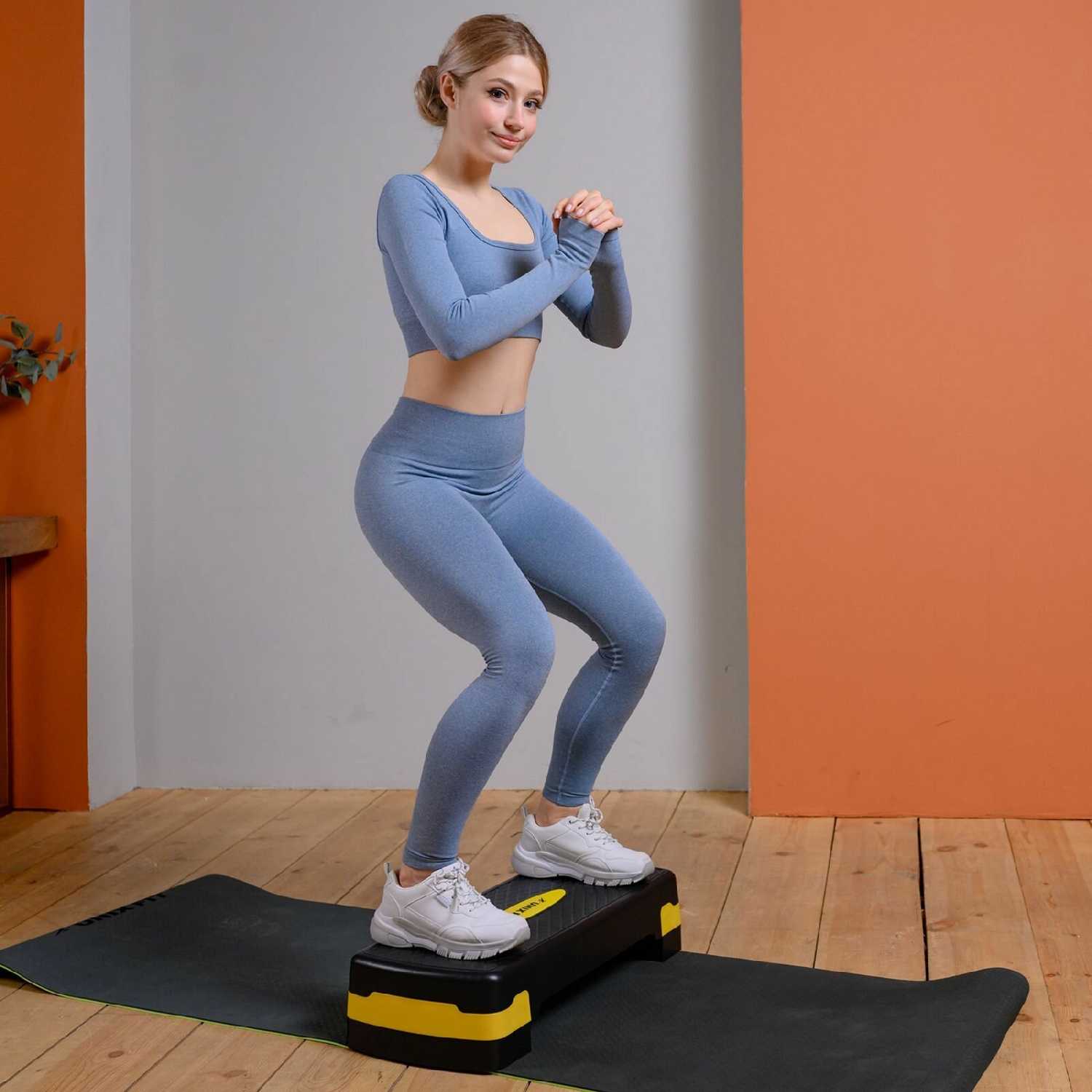 Степ-платформа UNIX Fit (3 уровня, 80 см) фотография 31