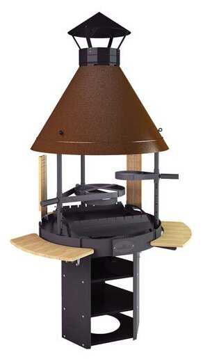 Гриль угольный Grillux Suomi Grill 90 ВЗР2312, 134х90х234.4 см