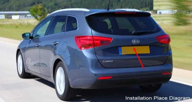 Автомобильная камера Kia Камера заднего вида для Kia Ceed SW фотография 9