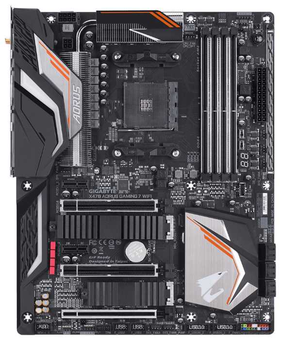 Материнская плата GIGABYTE X470 AORUS GAMING 7 WIFI (rev. 1.0) фотография 3