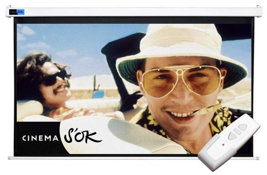 Рулонный матовый белый экран Sakura Cinema S'OK SCPSM-298x168