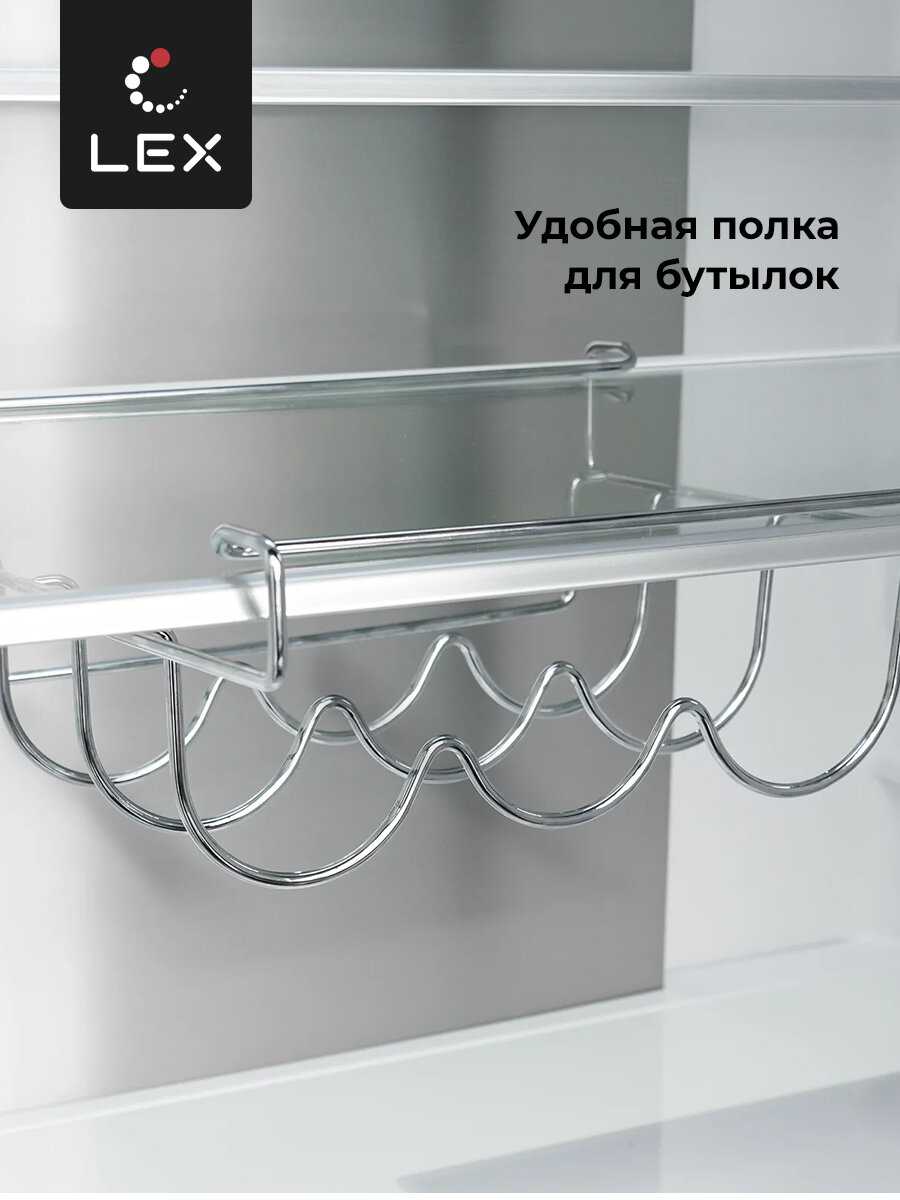 Холодильник Отдельностоящий LEX LCD505BlGID фотография 14