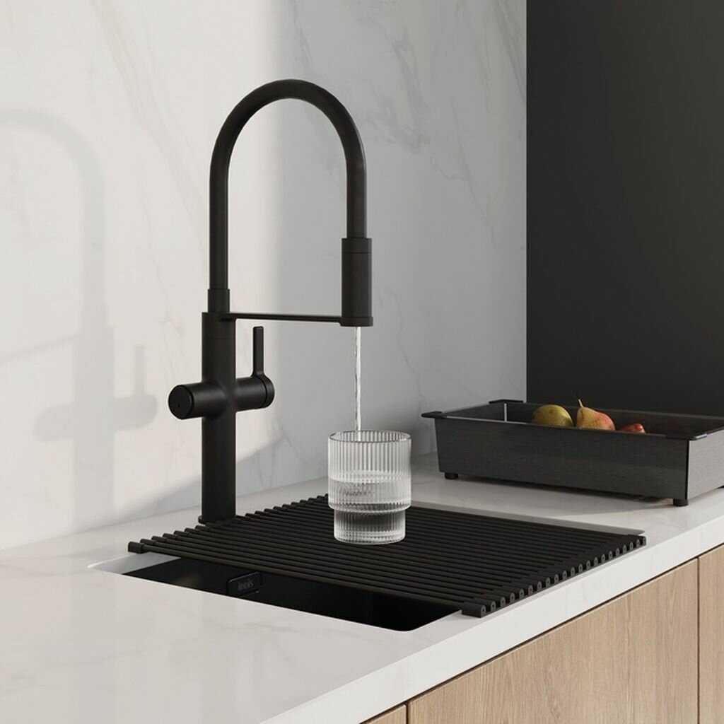 Смеситель для кухни IDDIS Ikon с каналом для фильтрованной воды и гибким изливом [IKNBLFFi05] фотография 8