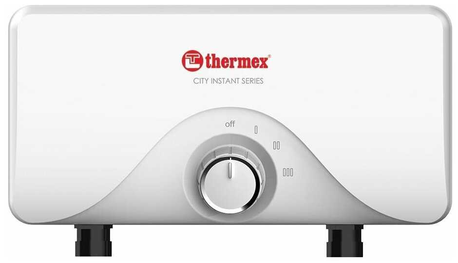 Проточный электрический водонагреватель Thermex City 3500, душ+кран