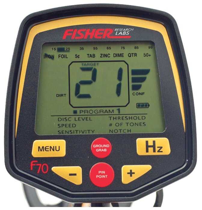 Металлоискатель Fisher F70 11″ DD GWP-R фотография 2