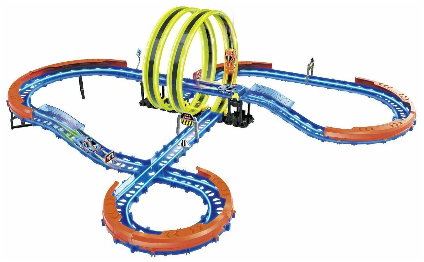 Neotrack автотрек, 1Toy (треки и авторалли, 64 детали, светящийся, ик управление, 1 машинка, Т21045) фотография 3