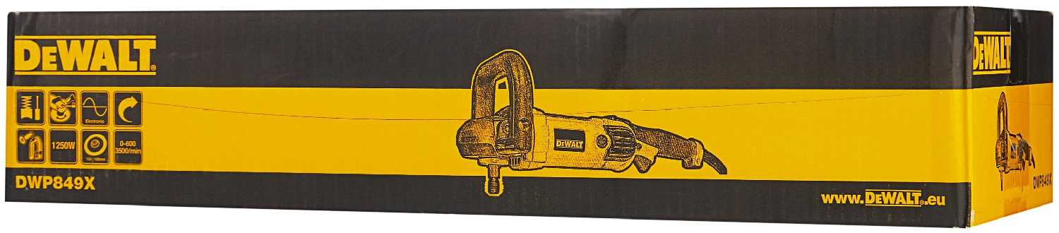 Полировальная машина DeWALT DWP849X фотография 15