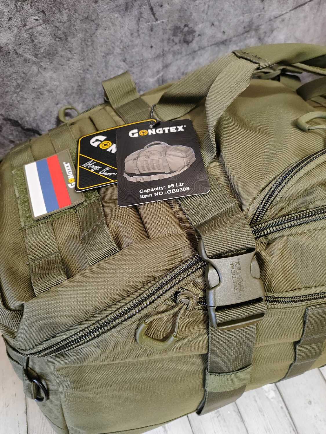 Тактический рюкзак Gongtex Tactical 55 литров фотография 22