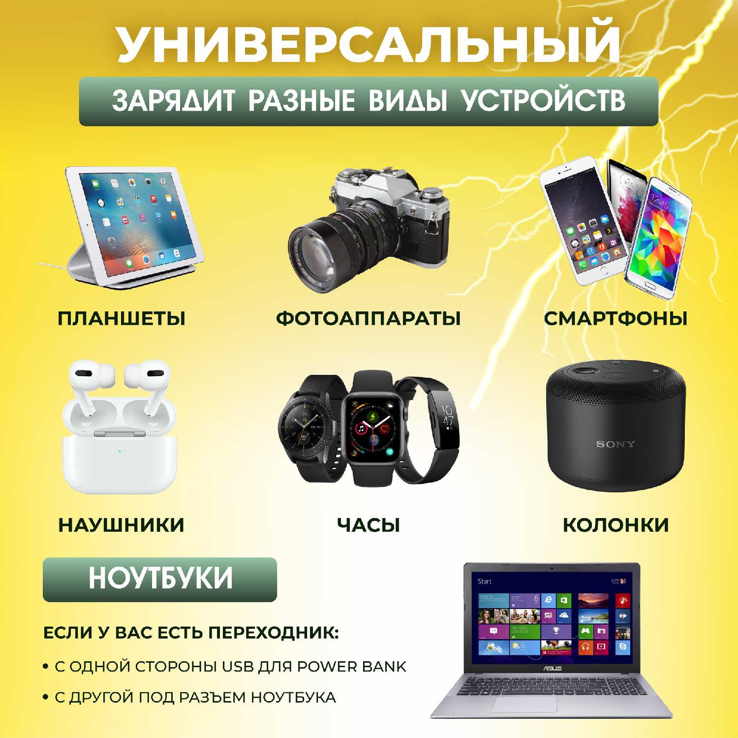 Повербанк Bootleg (50000 mAh) фотография 16