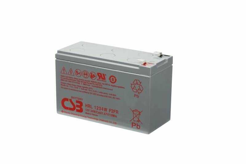 Аккумуляторная батарея CSB HRL 1234W (12В 8.5 А·ч) фотография 9