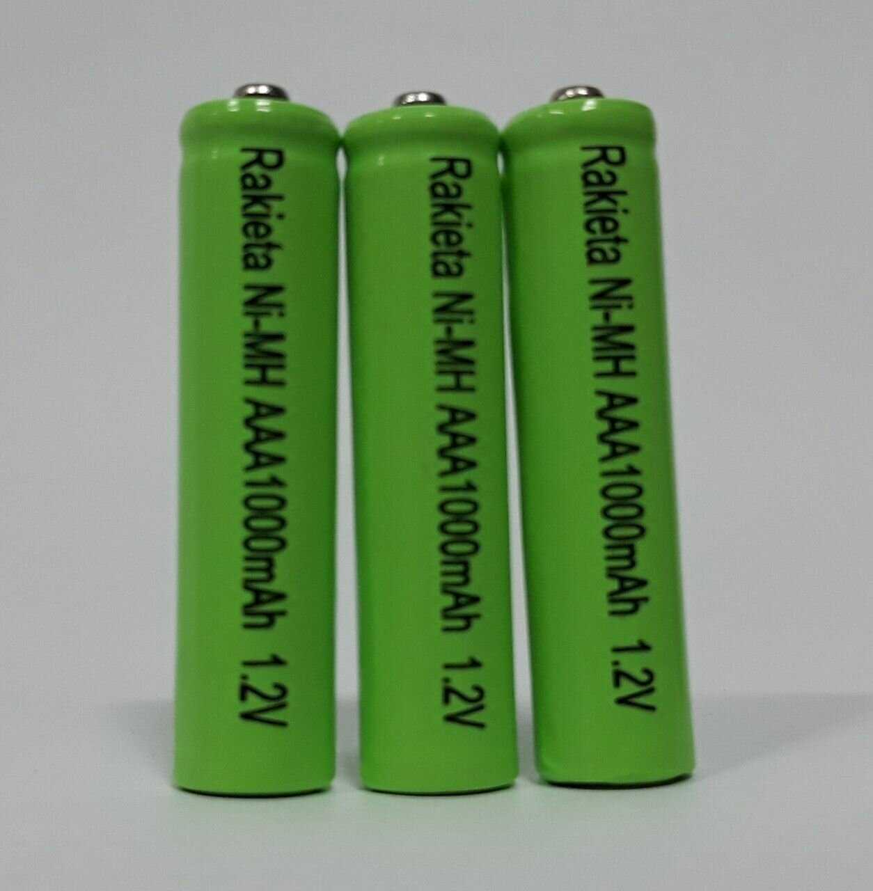 Батарейки Аккумуляторные NI-MH (AAA, 1000mAh, 1.2V)