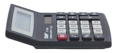 Калькулятор настольный STAFF STF-8008 (коробка) фотография 4