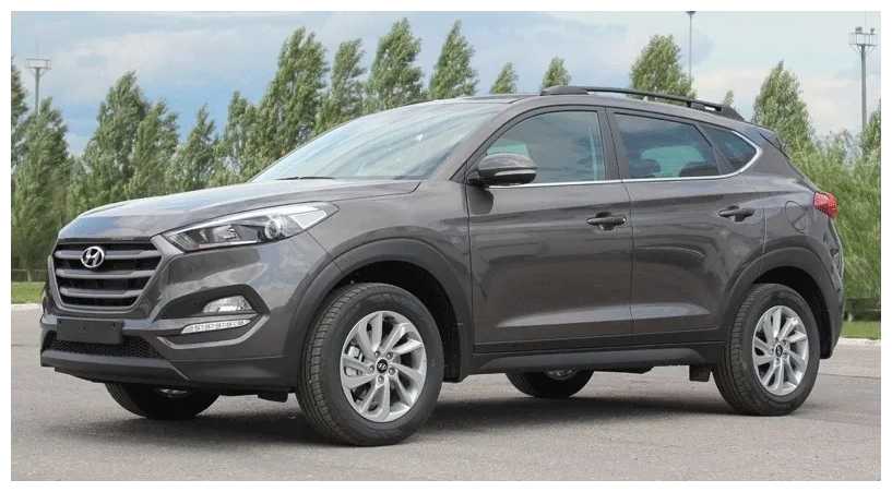Рейлинги для Hyundai Tucson III 2015-2020 черные фотография 3