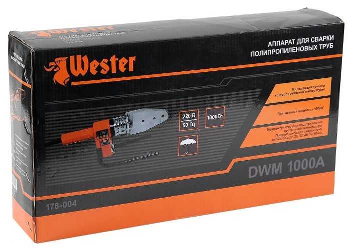 Аппарат для раструбной сварки Wester DWM 1000A фотография 6