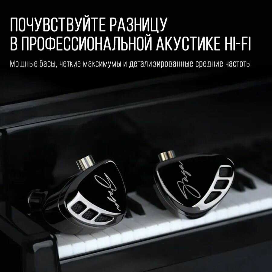 Наушники KZ Acoustics Saga Bass с микрофоном фотография 4