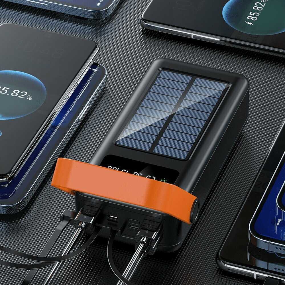 Аккумулятор внешний резервный HOCO DB33 Rising sun solar portable (DB33) фотография 3