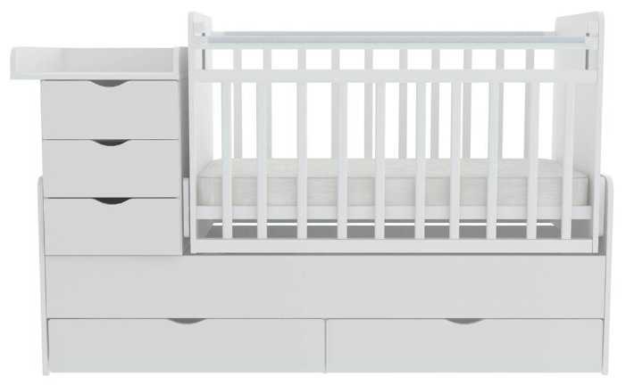 Кроватка Фея 1150 (трансформер), трансформер, поперечный маятник фотография 2