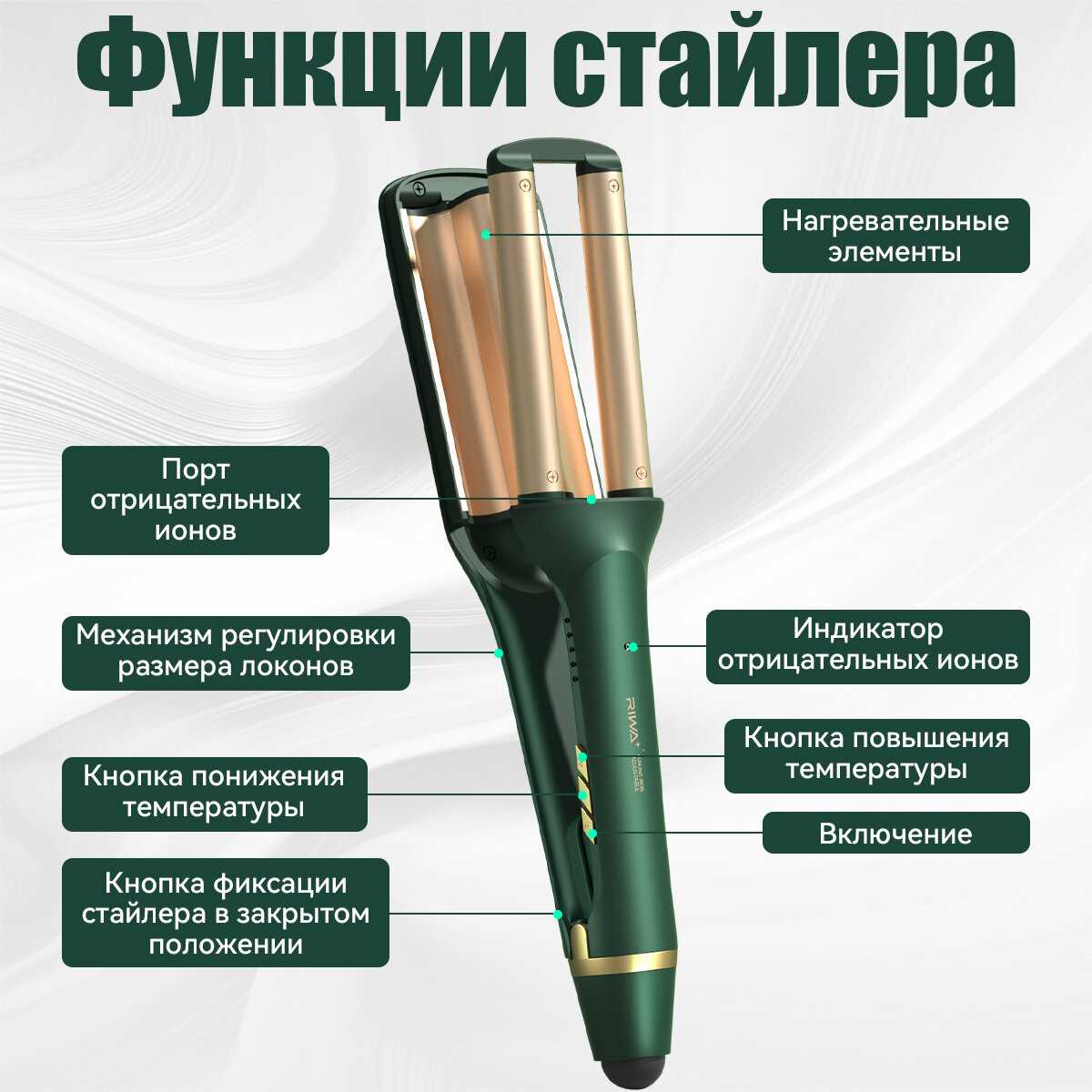 Плойка стайлер RIWA Z7 фотография 8