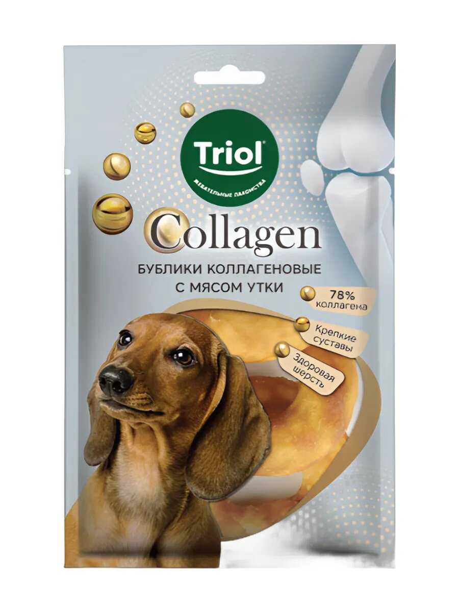Лакомство для собак Triol Бублик коллагеновый с мясом утки (COLLAGEN) фотография 15