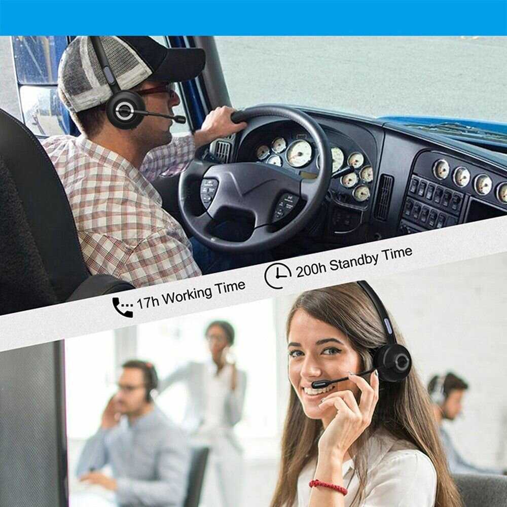 Гарнитура оператора колл-центра M97 Business Bluetooth 5.0 фотография 13
