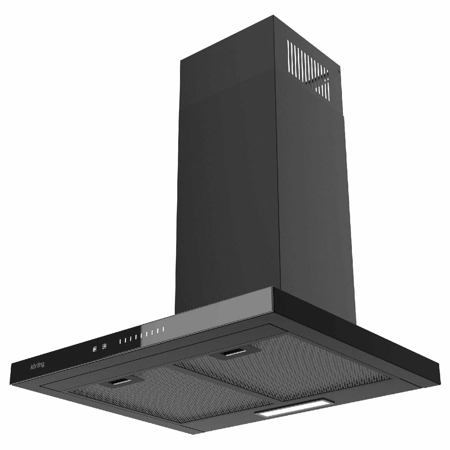 Кухонная вытяжка Korting KHC 6989 GN, Т-образная, сенсорное управление, мощность 950 куб. м/час, 60 см