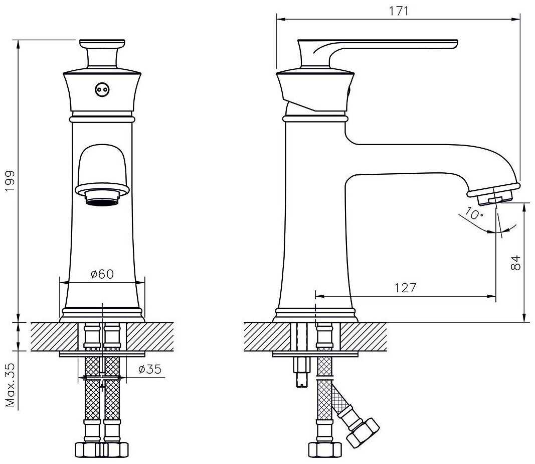 Смеситель Rush FLG0835-1 фотография 4