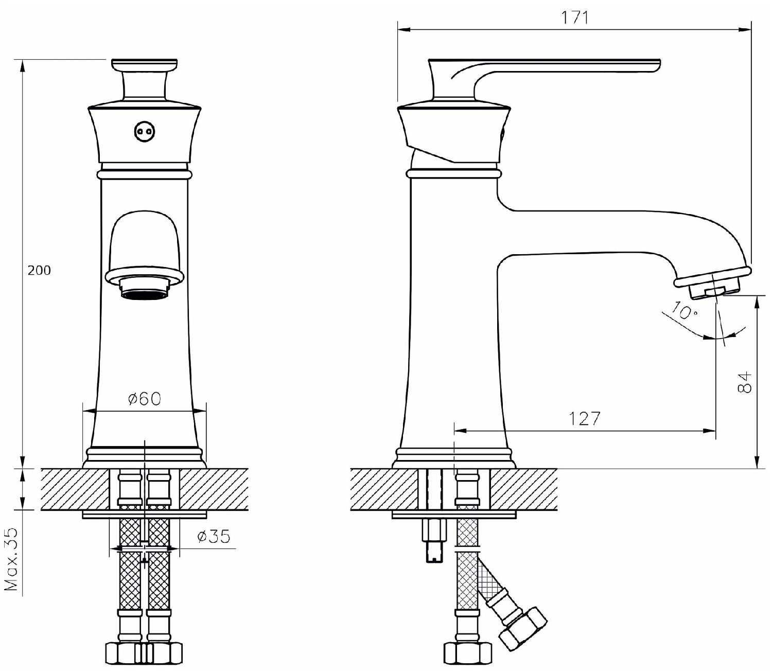 Смеситель Rush FLG0835-1 фотография 5