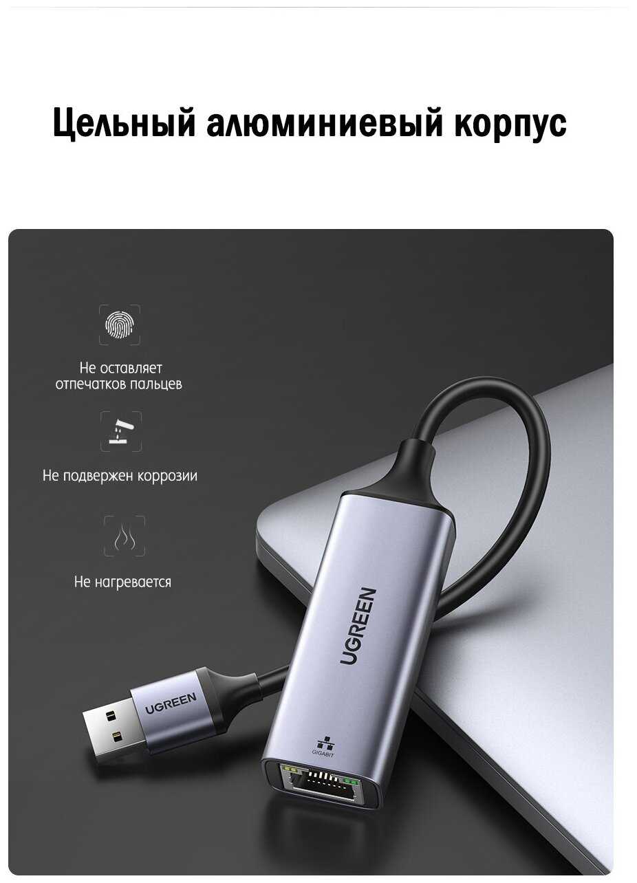 Переходник UGREEN CM209 (50922) фотография 11