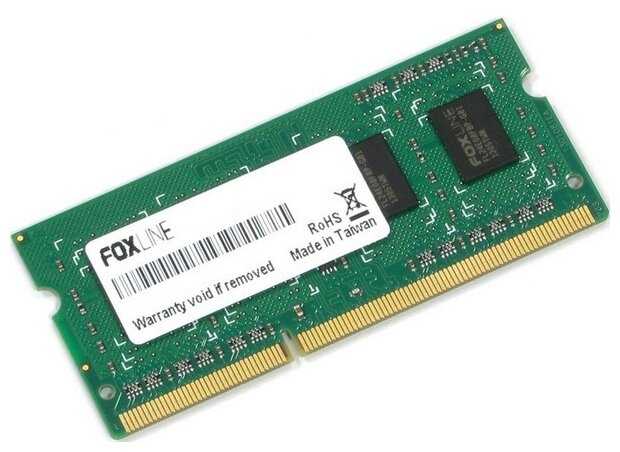 Оперативная память Foxline 2 ГБ DDR3L SODIMM (FL1600D3S11SL-2G)