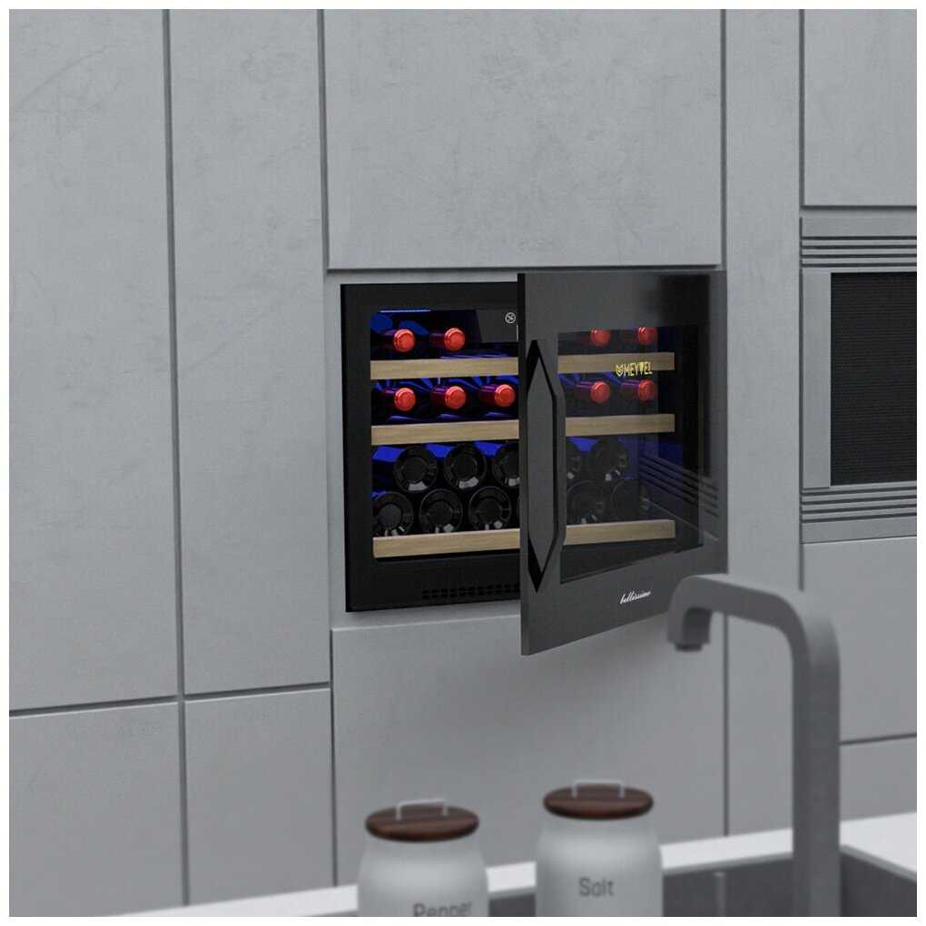 Встраиваемый винный шкаф Meyvel MV22-KBB1 фотография 7